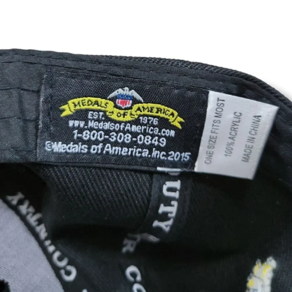 Vietnam Veteran Hat Strap Back Cap OSFM Medals Of America New Without Tags NWOT